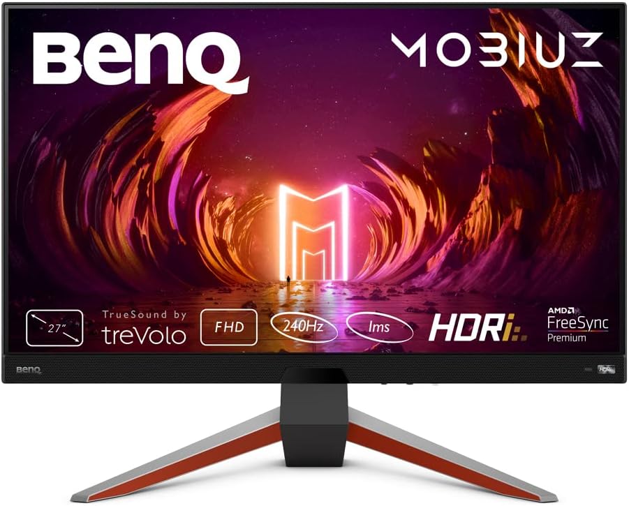 BenQ MOBIUZ EX270M 27" 240Hz IPS 1080p Gaming Monitor 1ms HDRi FreeSync Premium