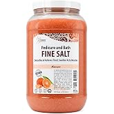 SPA REDI Pedicure Prep Mandarin Foot Soak, Deep Moisturizing, 128 oz | Dead Sea salt with argan and coconut oils softens dry heels and calluses; dissolves cleanly for motorized foot spas.