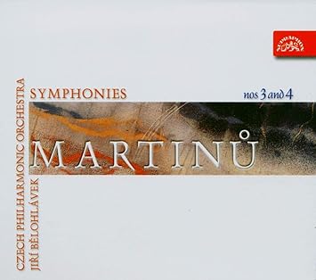 マルティヌー:交響曲第3番、第4番 (Martinu,B. Symphony Nos 3 and 4／CPO／J.Belohlavek)