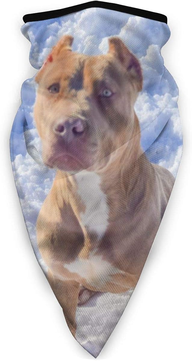 LREFON Pitbull Welpen Bandanas Hals Gamasche Schal LREFON Pitbull Welpen Bandanas Hals Gamasche Schal