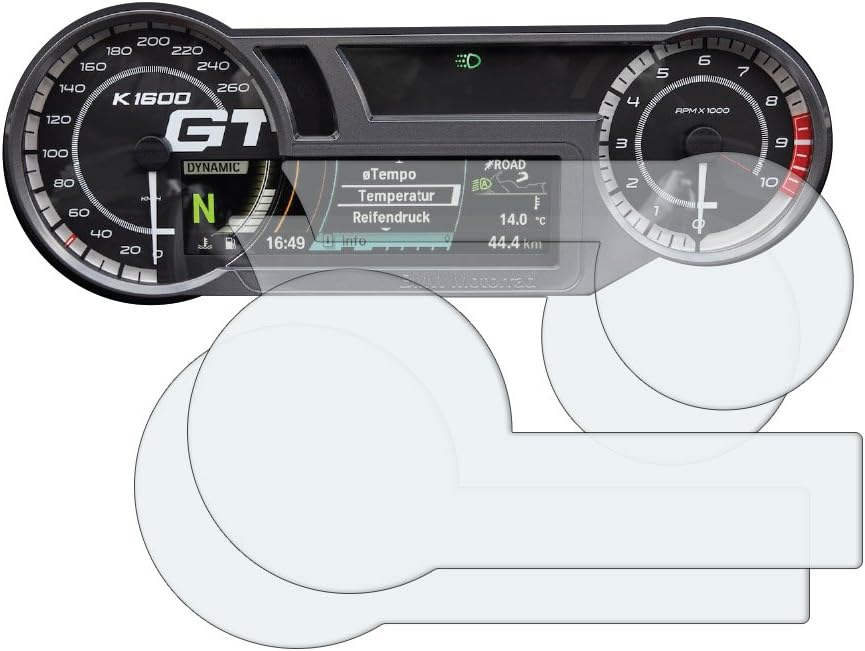 Amazon Com Speedo Angels Sabm132uc Dashboard Screen Protector For Bmw K 1600 Gt Gtl Gtle Grand America 2017 2 X Ultra Clear Automotive
