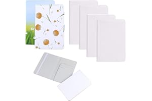 HAOMIAN 4 Pieces DIY Sublimation Passport Holder Covers, PU Leather Blank Heat Transfer Travel Passport Book Holder Wallet Cover for Passport, Business Cards, Credit Cards, Boarding Passes