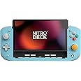 CRKD Nitro Deck - Professional Handheld Deck with Zero Stick Drift for Nintendo Switch and Switch OLED (Retro Blue - Nostalgia Collection)