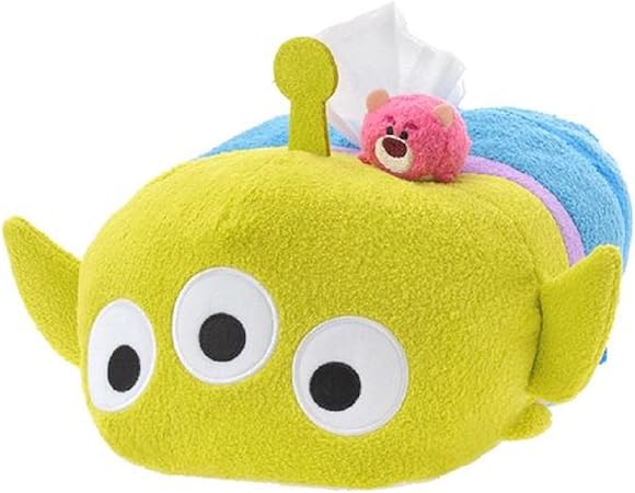 Amazon Co Jp ディズニー公式 ツムツム エイリアン ロッツォハグベア ティッシュボックス ケース ホーム キッチン