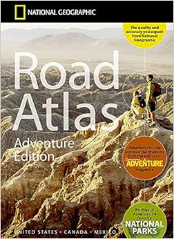1. National Geographic Road Atlas 2022: Adventure Edition [United States, Canada, Mexico]