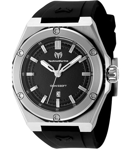 NWT Technomarine Reef Sun Chronograph Quartz Diamond Black Dial Men\'s Watch Technomarine Men main image 3