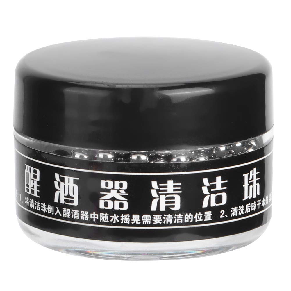 Decanter Cleaning Beads, 500Pcs 3mm Reusable Cleaning Balls for Wine Bottles 304 Stainless Steel Water Bottle Cleaner Balls Wine Glass Cleaning Beads for Decanters Vases Carafes