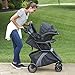 Evenflo Advanced SensorSafe Epic Travel System with LiteMax Infant Car Seat, Jet