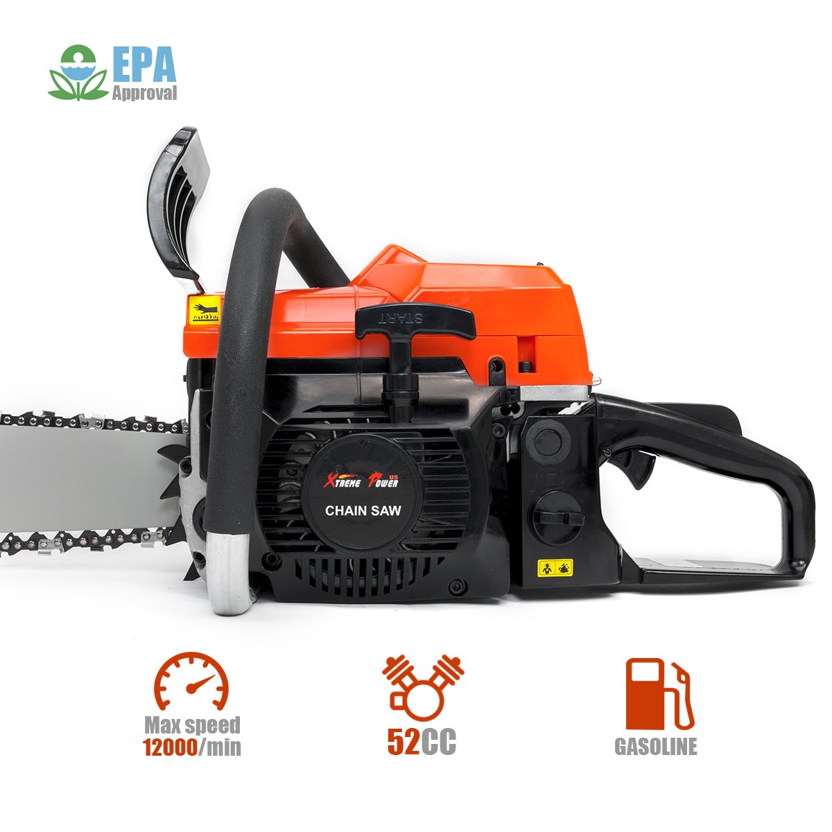 XtremepowerUS 52cc 2 Stroke Chainsaws product image 4