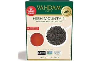 VAHDAM, High Mountain Oolong Tea Leaves From Himalayas - 340g/12oz (170 Cups) High Elevation Grown | Vacuum Sealed | Brew Hot