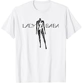 Official Lady Gaga Lightning Black Logo T-Shirt