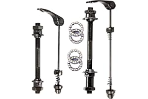 FRDHEE Quick Release Bicycle Hub, Bike Front Rear Axle Hollow Shaft Set Replacement for Road Bike, Mountain Bike, MTB, BMX