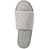 Secret Treasures Grey Women's One Band Slippers With Memory Foam-(11)