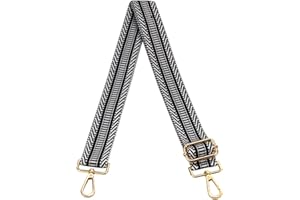 ZANQANO Purse Strap Replacement Crossbody Bag Women Wide Adjustable Jacquard Woven Handbag Straps