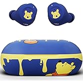 Disney Winnie The Pooh Bluetooth Earbuds w/Charging Case- Wireless Headphones w/Built-in Mic+ Up to 30 Hrs Playtime- Winnie The Pooh Gifts for Women, Men, All Fans of Winnie The Pooh Stuff