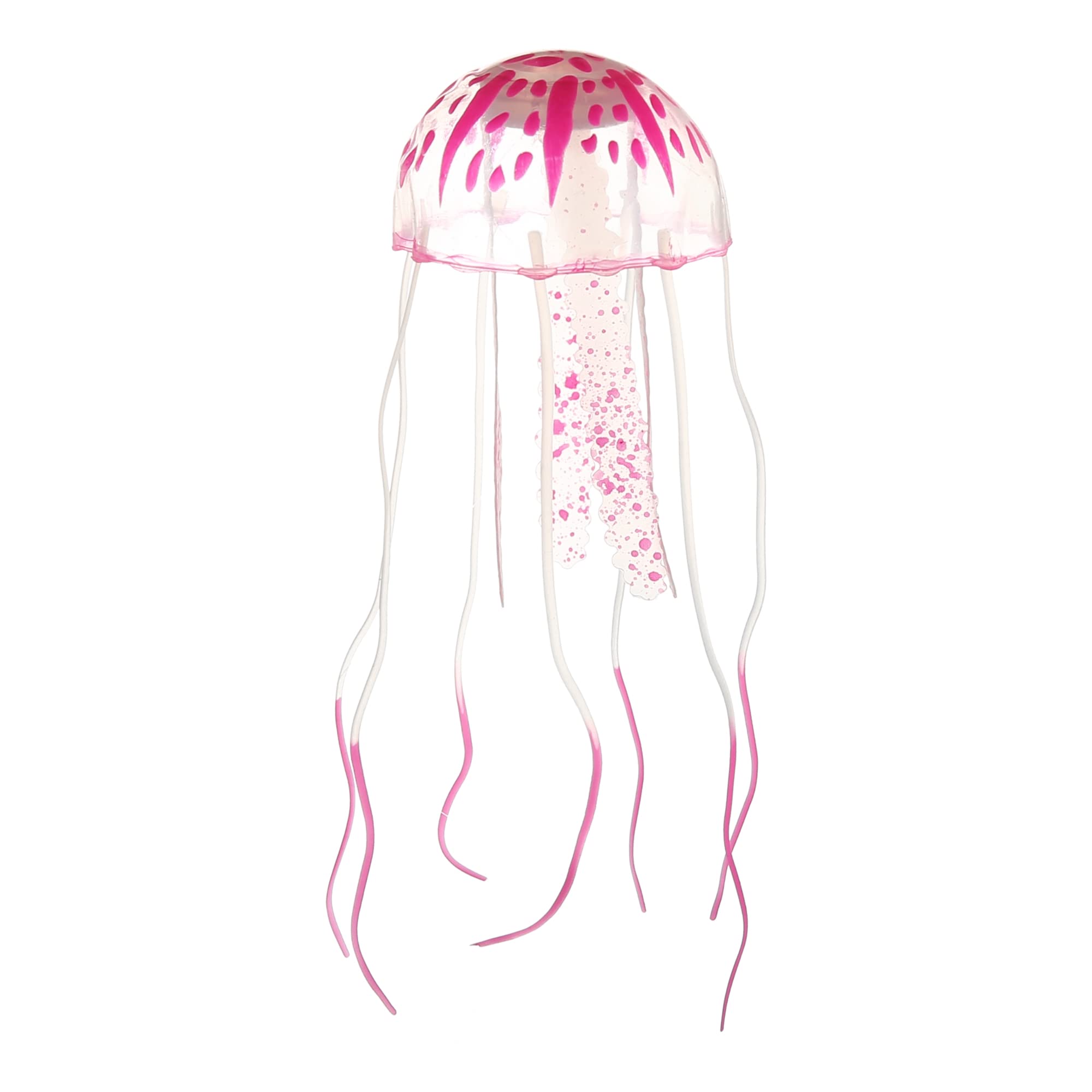 VOCOSTE Fish Tank Jellyfish Decoration, Aquarium Jellyfish Ornaments Pink