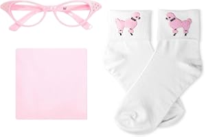 Hip Hop 50's Shop 50's 3 Piece Costume Accessory Set for Kids Toddler and Child