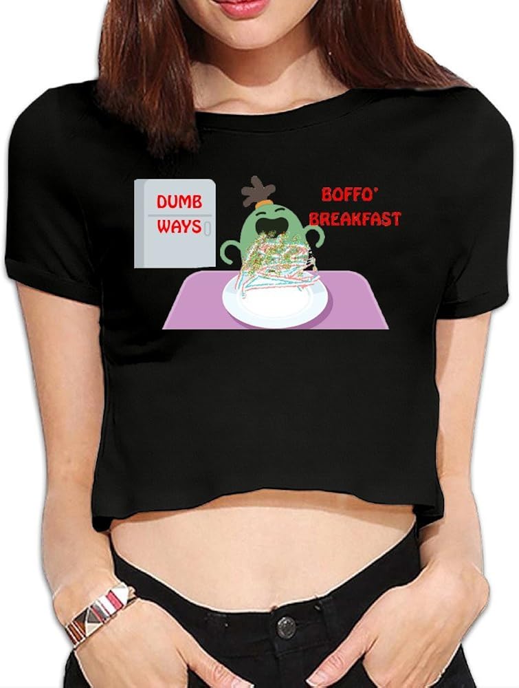 Women's Dumb Ways JR Boffo's Breakfast Navel T Shirts