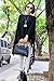 NOVAWO Womens Double Layer Tassel Poncho Cape Shawls Batwing Knit Sweater Cloak, Black