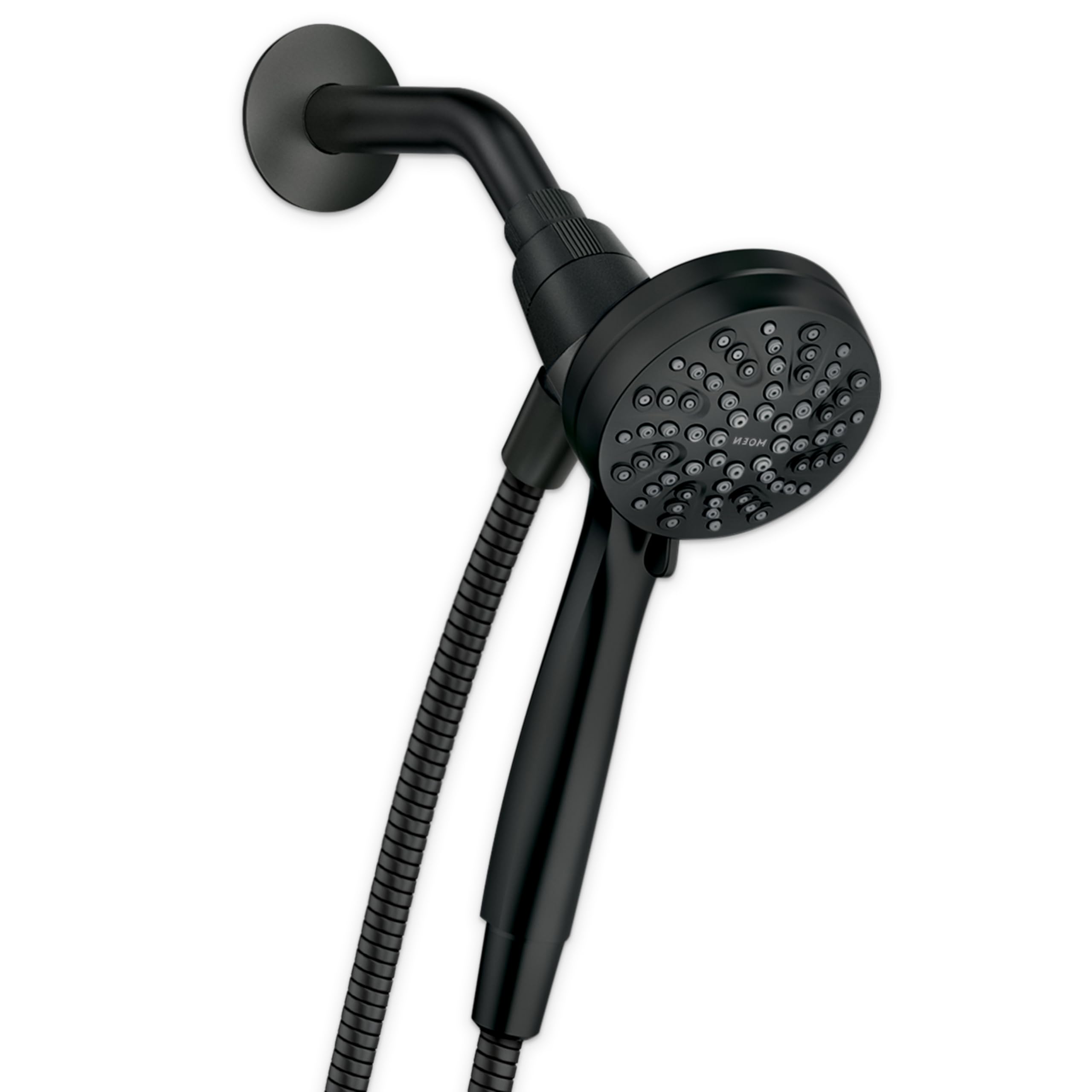Photo 1 of Moen Engage Magnetix Matte Black Eco-Performance 3.5-Inch Six-Function Detachable Handheld Showerhead with Magnetic Docking System, 26100EPBL