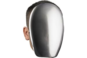 Disguise No Face Chrome Mask Costume Accessory