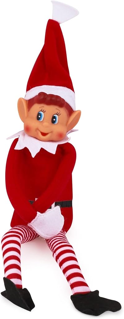 Elves Behavin' Badly 12 Inch Elf Plush Vinyl Head Hat Gift Decoration