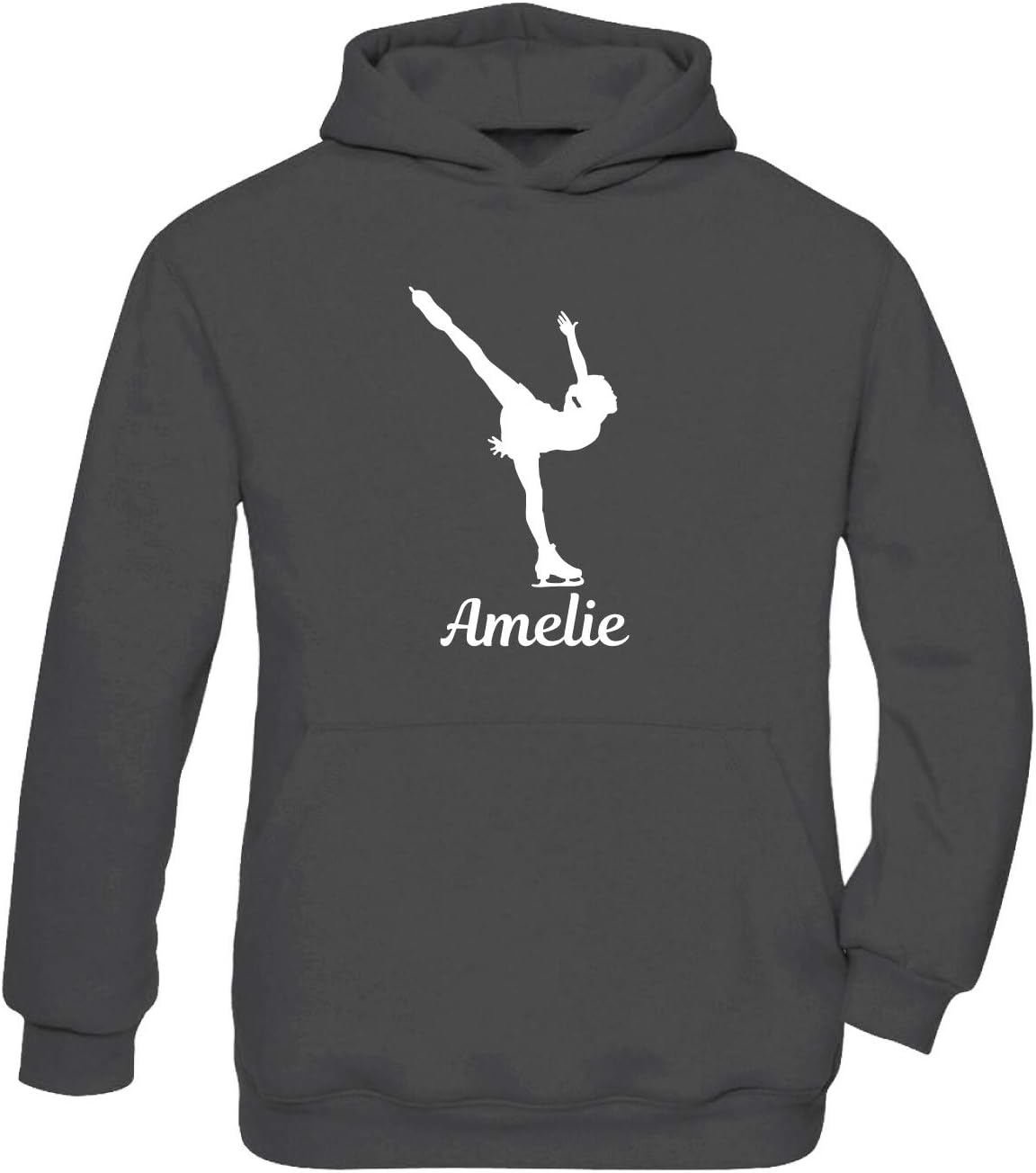 Personalised Ice Skater Girl's Ice Skating Hoodie