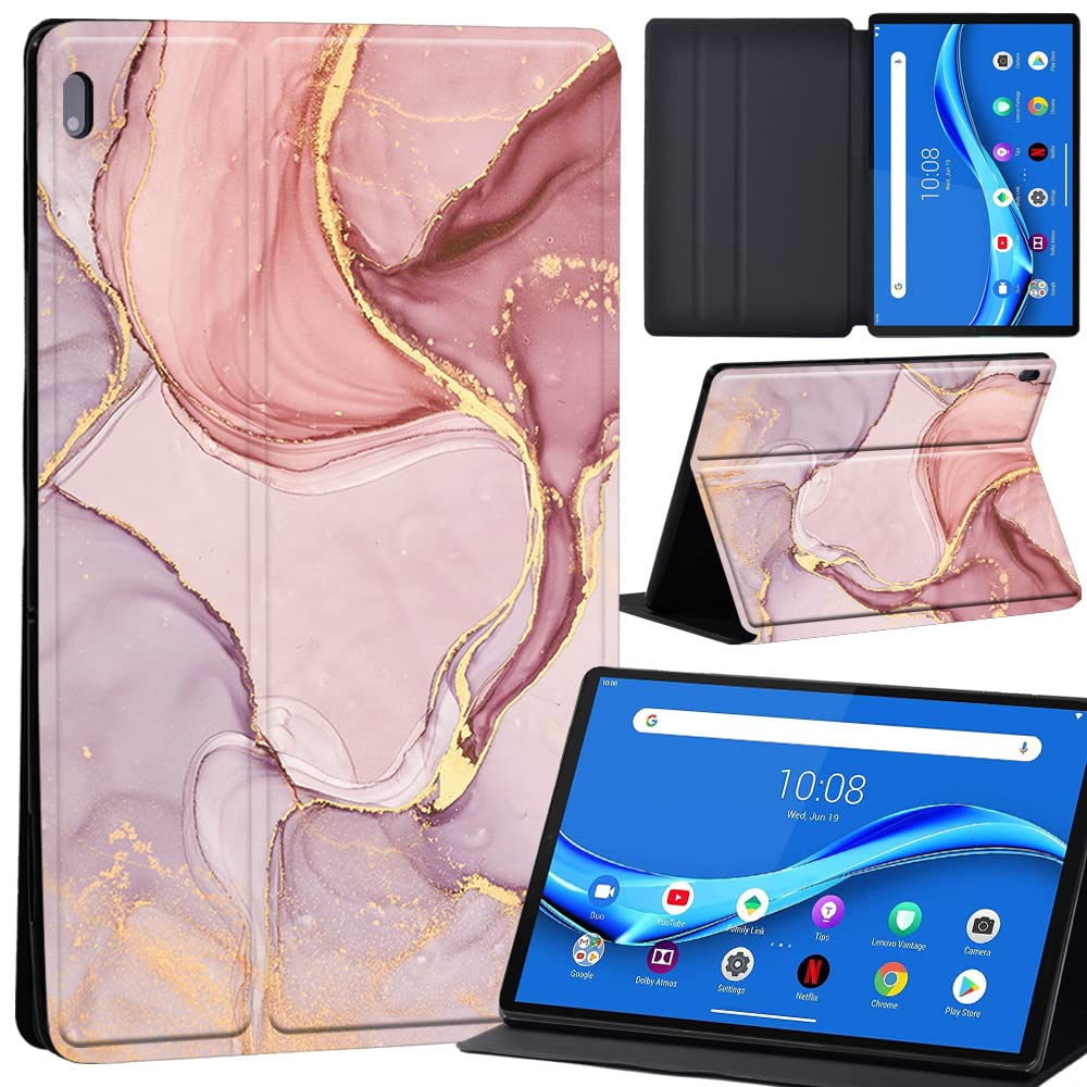 Case For Lenovo Tab M10 FHD Plus 10.3 inch (TB-X606X TB-X606F) Leather Case with Auto Wake-up, Flip Case for Lenovo Tab M10 FHD Plus Cover (peach color)