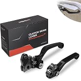 JFG RACING Dirt Bike Foldable Clutch Brake Levers for CRF150F/CRF230F | CNC breakaway levers,aluminum,foldable design,for CRF250F 2019-2025,for CRF150F 2003-2017,for CRF230F 2003-2017,black