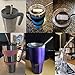 Accmor 18/8 Stainless Steel Straws, Reusable Metal Drinking Straws for 30 20 Oz Yeti Tumbler Rambler Cups(6, FBA)