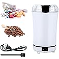 Multifunctional Electric Pill Crusher Grinder- Grind The Medicine and Vitamin or Coffee Beans Tablets of Different Sizes into Fine Powder-Grinder for Feeding Tubes, Children or Pets (White)