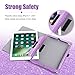iPad 6th/ 5th Generation Case, BENTOBEN 9.7 inch Case for iPad 2018/2017 & iPad Air/Air 2 Glitter Folio Folding Stand Flip Slim Protective Auto Week/Up Smart Cover with Apple Pencil Holder, Purple