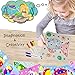 Skoolzy Toddler Educational Toys - Peg Puzzles Toddler Toys for Kids Ages 1yr - 4yr. Stacking Pegboard Creative Art for 1, 2, 3, 4 Year Old Boys or Girls | 45pc Peg Board, Pens Cards