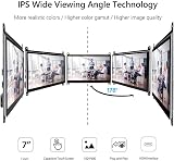 CUQI 7 Inch Touch Screen Monitor for Raspberry Pi IPS 1024x600 HDMI Portable view 2