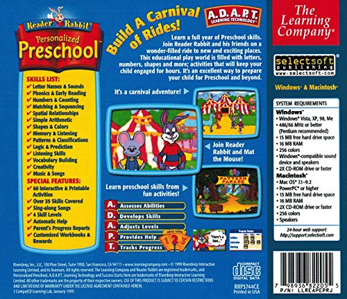 Reader Rabbit Personalized Preschool Deluxe