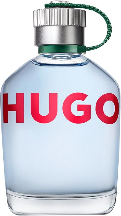 HUGO Man Eau de Toilette 200 ml by Hugo Boss – Fresh Green Apple, Fir Balsam