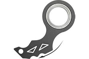 YIPUKIYI New Keychain Spinner Fidget Keychain Fidget Ring Metal Key Chain Spinner Fidget Spinner Keychain Toy for Man Women and Kids (New Black)