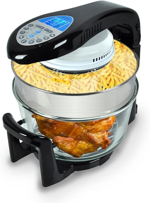 NutriChef Halogen Convection Oven Cooker Large Capacity Turbo