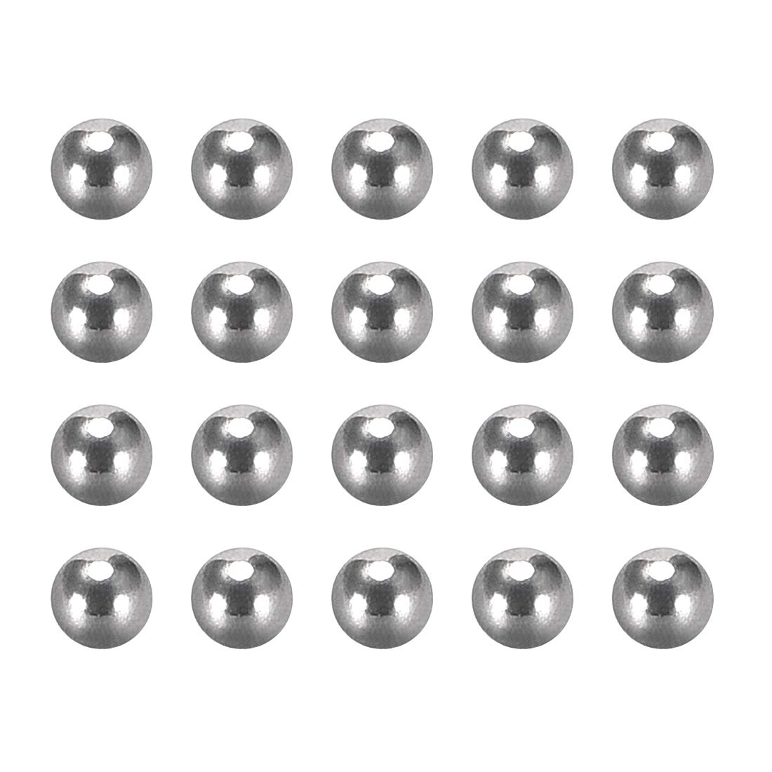 uxcell Precision 304 Stainless Steel Bearing Balls 1/16 Inch G5 20pcs