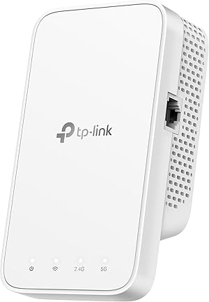 TP-Link RE330 WLAN Verstärker Repeater 𝐀𝐂𝟏𝟐𝟎𝟎 (867MBit/s 5GHz + 300MBit/s 2,4GHz, WLAN Verstärker, App Steuerung, Signalstärkeanzeige, kompatibel zu Allen WLAN Geräten, AP Modus)