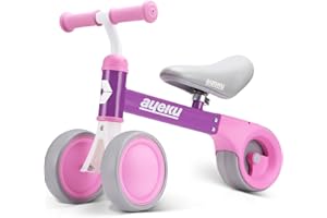 AyeKu Baby Bike, Cute Toddler Toys 12-36 Months Gifts,1 Year Old Boy/Girl Balance Bike to Train Baby from Standing to Running,Best Gifts for 1yr Birthday Babies.