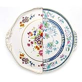 Seletti Hybrid Dorotea Round Tray - Porcelain - 13.78 Inches