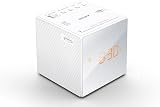 Sony FM AM Clock Radio White with Extendable Snooze Dual Alarm Projector view 3