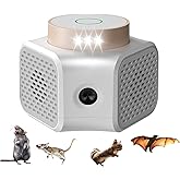 Pest Repellent Ultrasonic Plug in,Mice Repellent Indoor Rodent Squirrel Mouse Rat Bat Ultrasonic Repellers Pest Control, Electronic Plug in for House Kitchen Garage Basement Attics