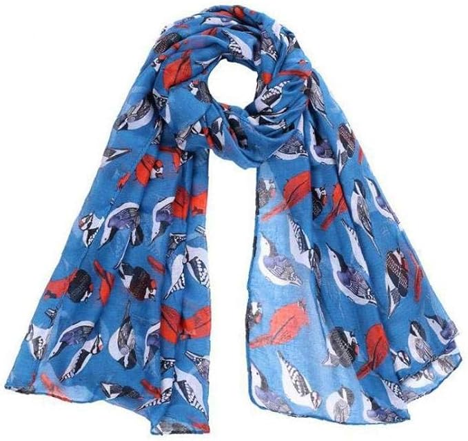 Weiblicher Schal Leichter Netten Vogel Druckt Schal-schal Wraps