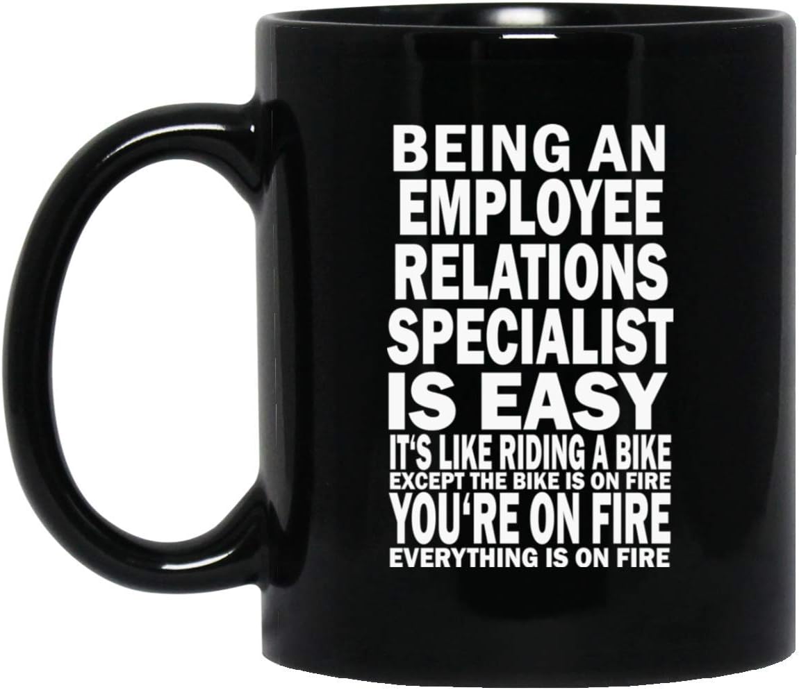 Amazon Being An Employee Relations Specialist Tea Mug Black 