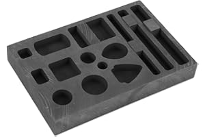 14-in-1 Graphite Ingot Mold, High Temperature Alloy Casting Mold for Metal Melting & Refining DIY Jewelry Smelting and Making