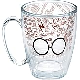 Tervis Made in USA Double Walled Harry Potter - Glasses and Scar Insulated Tumbler Cup Keeps Drinks Cold & Hot, 16oz Mug - No Lid, Clear