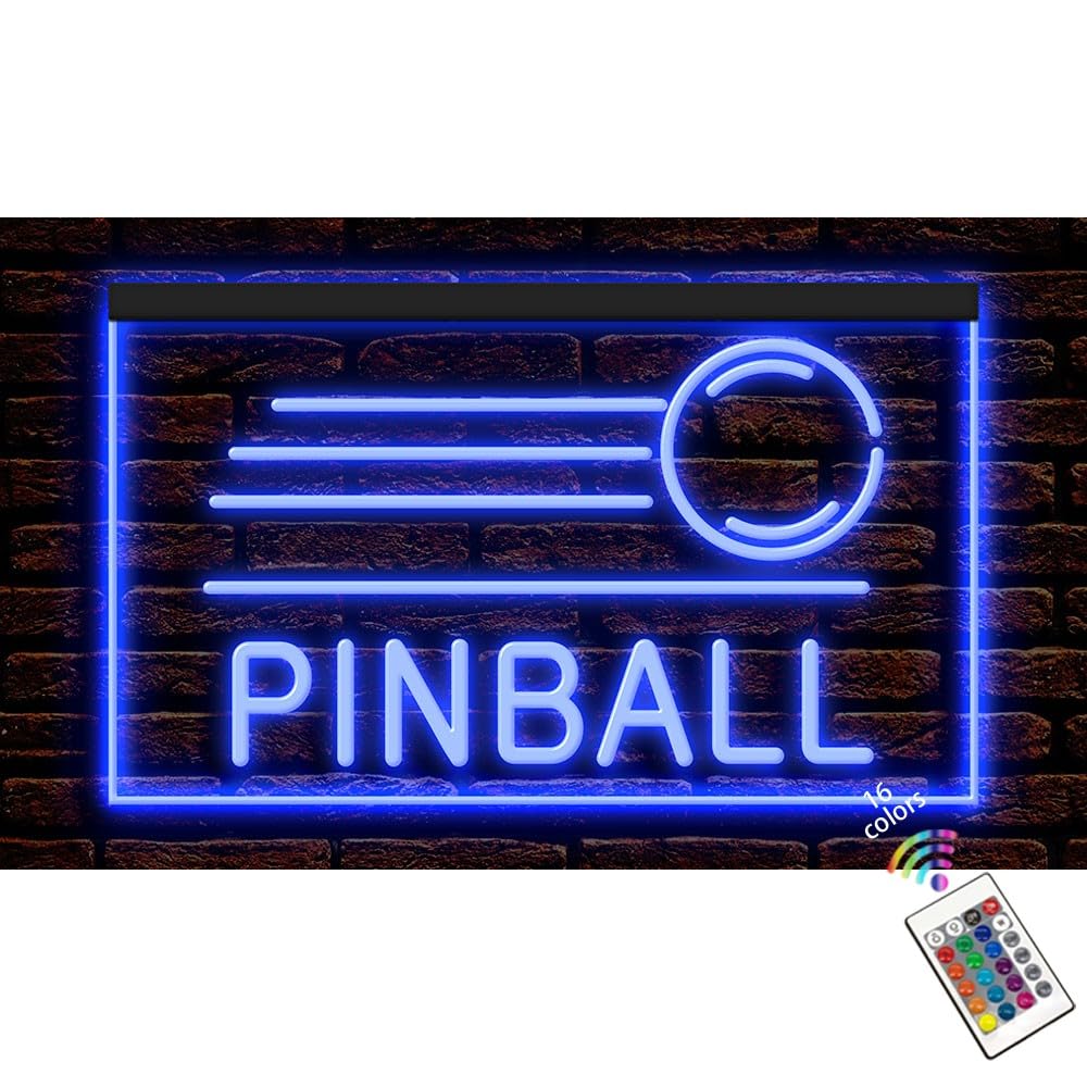 230045 Pinball Game Room Man Cave Home Decor