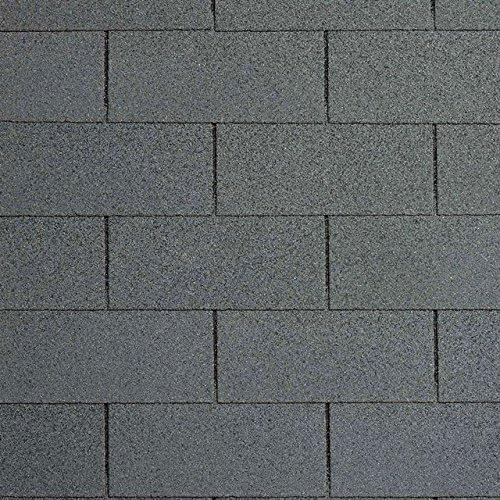 TIMBELA Bitumenschindeln Set Grau - Hexagonale Dachschindeln Für Gartenhäuser